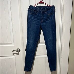 Gap Blue Skinny Jeans High-Waisted size 12 tall